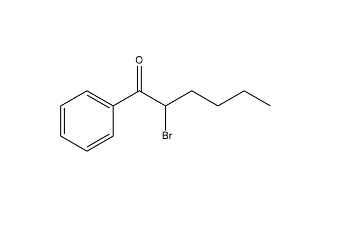CAS No. 59774-06-0 2-Bromo-1-phenylhexan-1-één Gele transparante vloeistof
