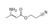 2 Cyanoethyl 3 Aminobut 2 het Witte Poeder 98% van Enoate CAS No 43107-08-0