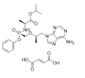 Fumarate CAS No 1392275-56-7 van Tenofovir Alafenamide van APIstussenpersonen voor TFA Wit aan gebroken witte poederzuiverheid 99%