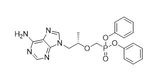 S-difenyl 1-6-amino-9H-purin-9-yl-propan-2-yl-oxymethylfosfonat voor TFA Vlekgele poeder M.W 439.41 Zuiverheid 95%