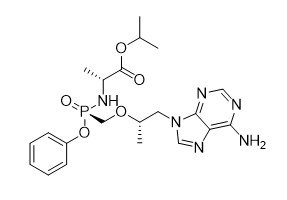 Isopropyl ((S) - ((((S) - 1 (6-amino-9H-purin-9) propan-2) oxy) methyl) (phenoxy) phosphoryl) - D -D-alaninate Zuiverheid 95%