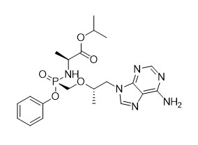 95% zuiverheid Isopropyl S S -1- 6-amino-9H-purine-9-yl Propan-2-yl Oxy Methyl Phenoxy Phosphoryl -L-alaninate MF C21H29N6O5P