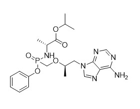 Isopropyl ((SR) - ((((R) - 1 (6-amino-9H-purin-9) propan-2) oxy) methyl) (phenoxy) phosphoryl) - D -D-alaninate Zuiverheid 95%
