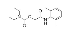 2-((2,6-dimethylphenyl) amino)-2-oxoethyldiethylcarbamate voor de onzuiverheid Leostesin Wit poeder Reinheid 97%