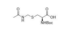 Boc-Cys (Acm) - OH CAS No 19746-37-3 voor Witte het poederzuiverheid 98% van Aminozurenderivaten